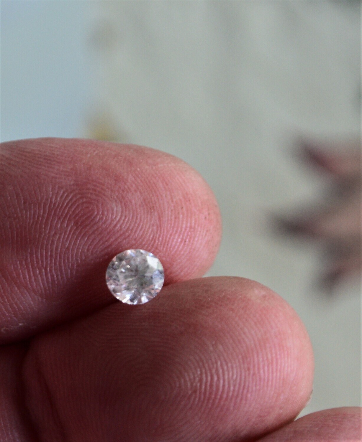 Earth Mined Diamond,  .96carat. 6.2x6.17x3.86. Laser Drilled. Enhanced for Clarity. See Video. IGL Report: $3,316.
