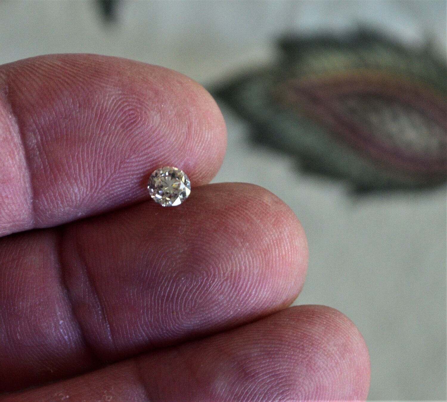 Earth Mined Diamond,  .76cwt. 5.58x5.55x3.75 . See Video. IGL Report: $3,199 US