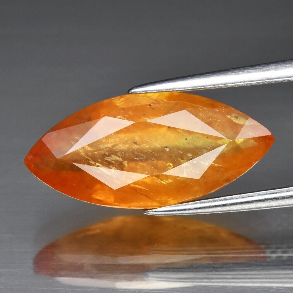 Sapphire.  5.95 cwt . Master Valuer Appraised $670 17.4x8x5mm .July Birthday. See Video