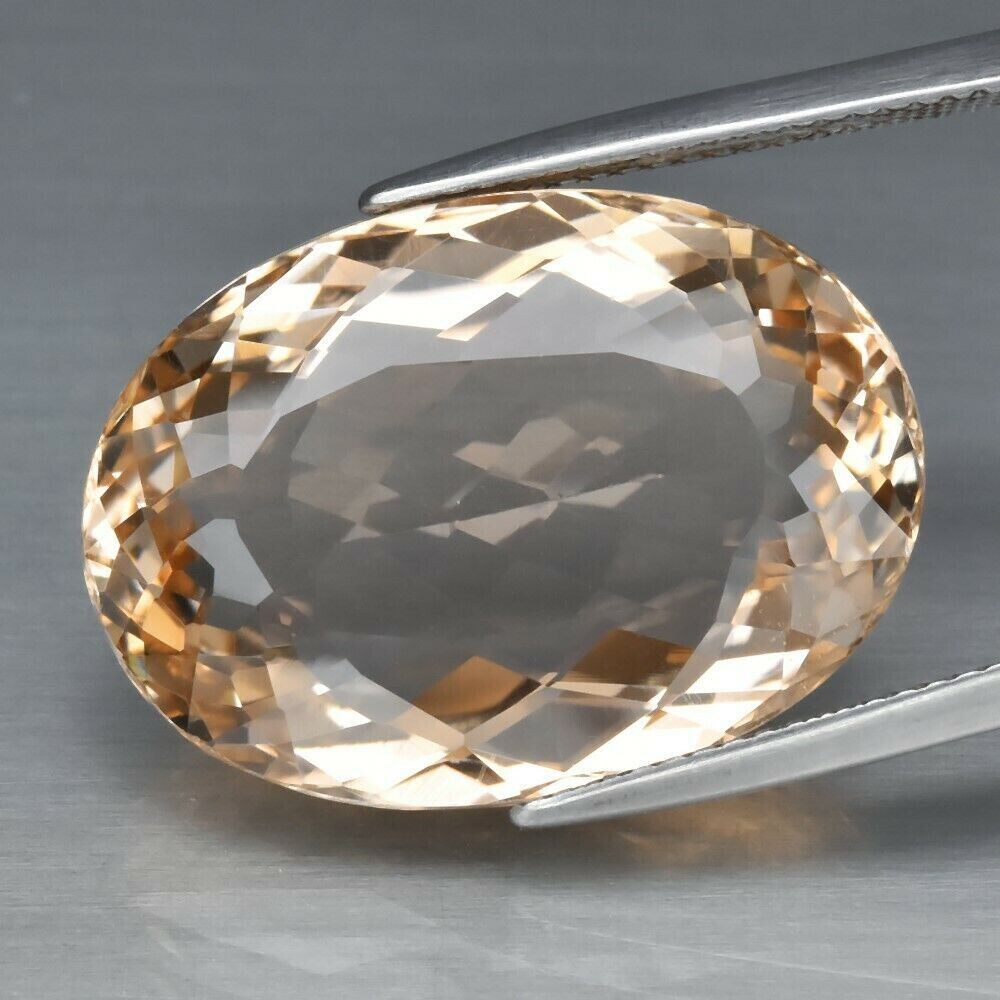 Topaz  cwt. 32.6 Topaz . Master Valuer Appraised for $980. 22.7x16.3x9.7mm November Birthday.  See Video.