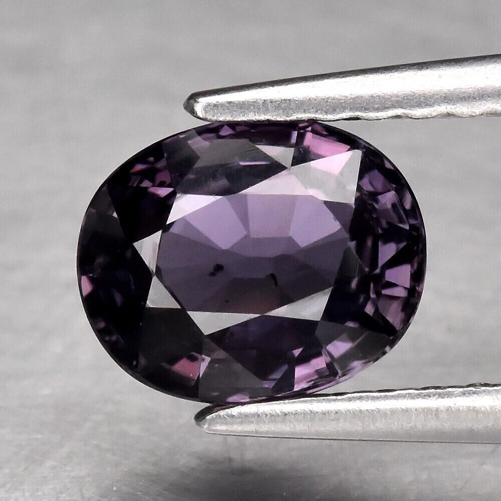 Earth Mined Sapphire, Unheated. Purple  Approx.  1.08cwt.  6.4x5.3x3.3mm. September Birthday. See Video