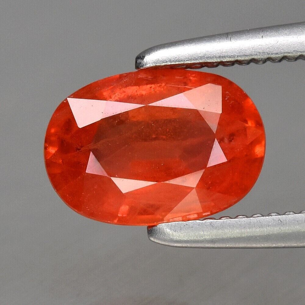 Earth Mined  Sapphire, Orange. Approx.  .95cwt. 7x5x3mm. September Birthday. See Video.