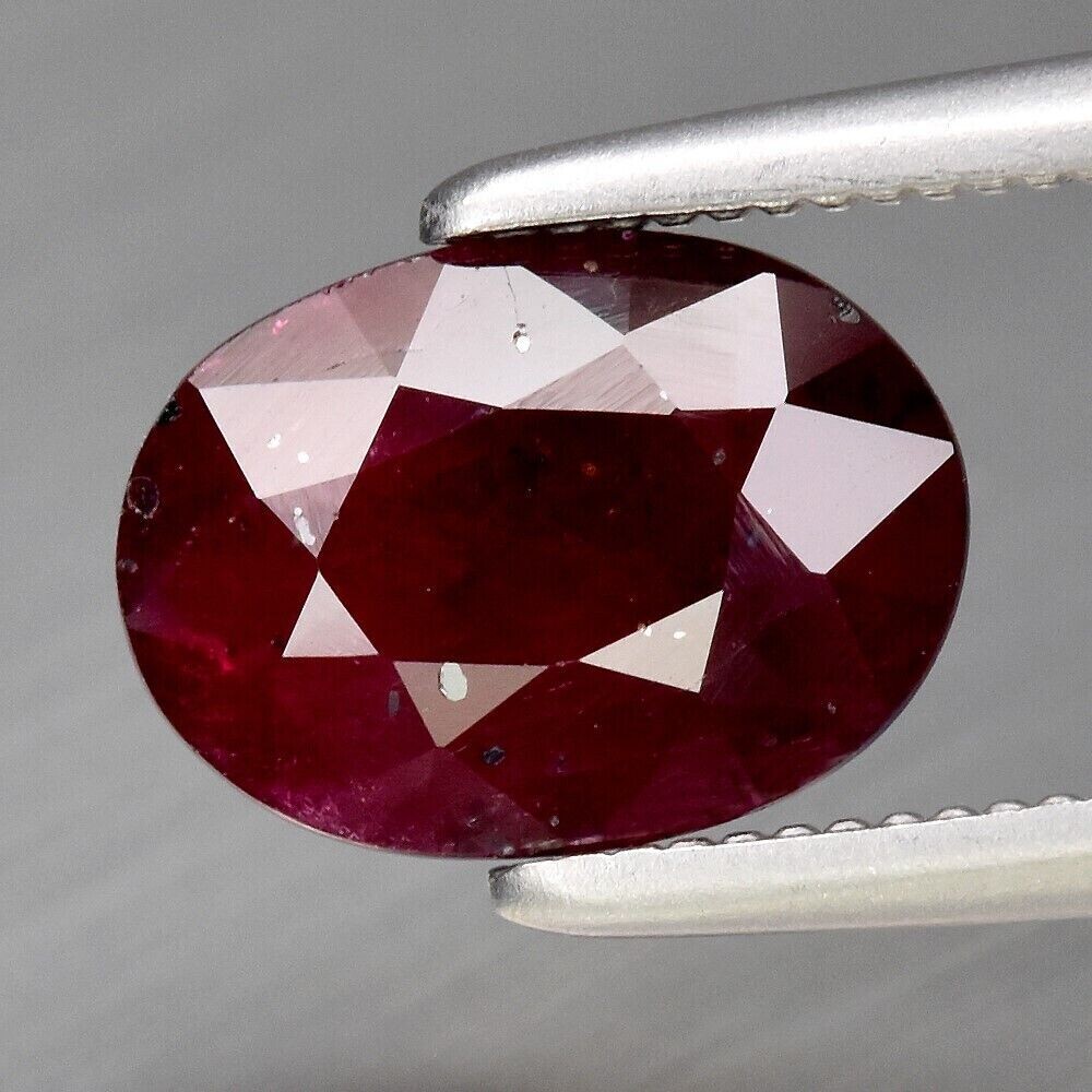 Earth Mined Ruby.  1.53cwt 8x6x3.4mm. July Birthday. See Video