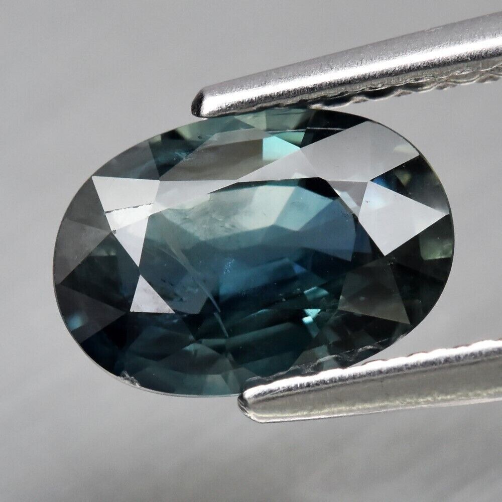 Earth Mined  Sapphire, Greenish Blue.  Approx.  1.33cwt. 8x5.5x3.3mm. September Birthday. See Video.