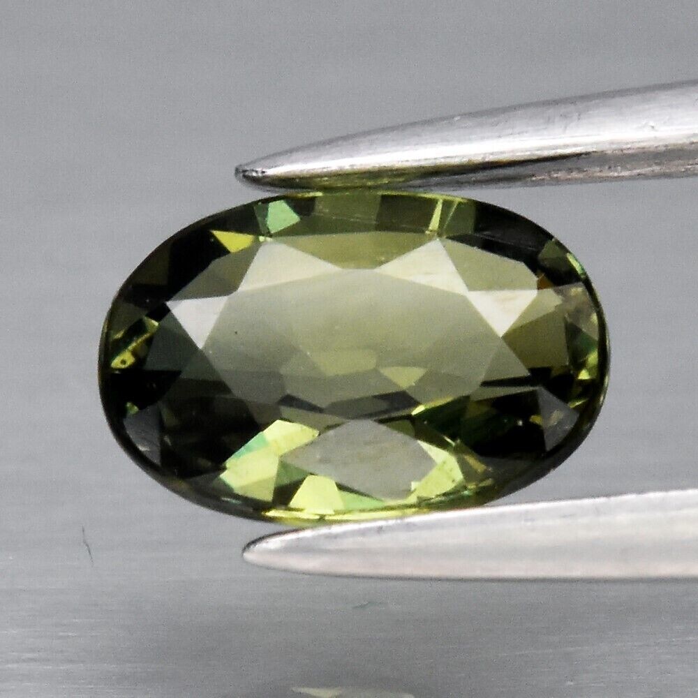 .65 cwt Green Sapphire 6x4x2.5mm. September Birthday. See Video