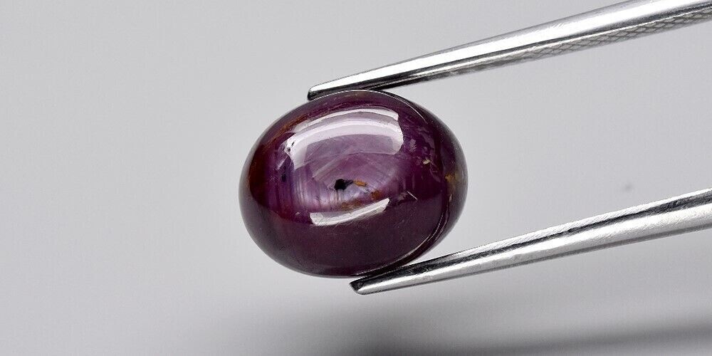 Earth Mined  Star Ruby.  6.6cwt 10x8.2x6.9mm. July Birthday. See Video