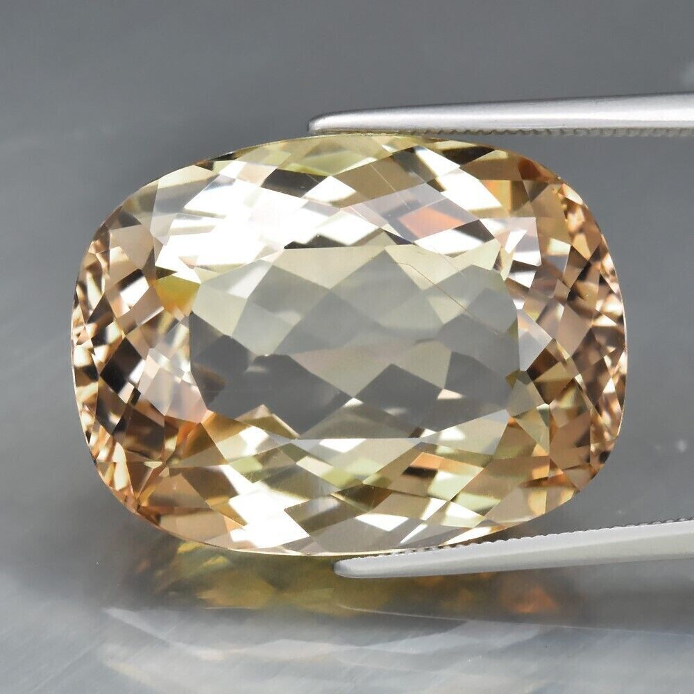 Topaz 29.85cwt, 21.3x16.2x10mm. Master Valuer Appraised for $1680 November Birthday.  See Video.