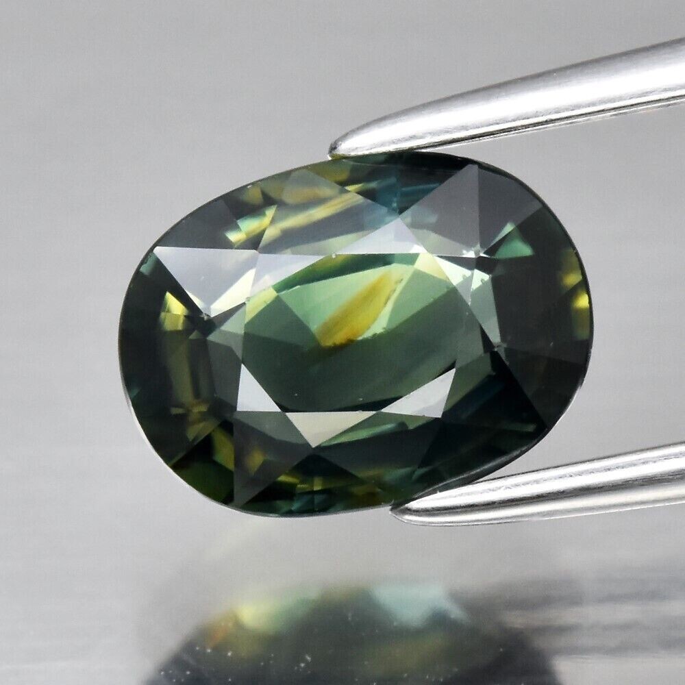 1.56cwt Sapphire 8x5.8x3.6mm. Unheated. September Birthday. See Video