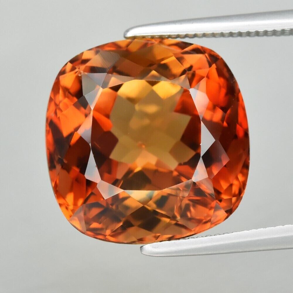 Topaz, 9.55cwt. Natural Earth Mined  12x11.7x8.6mm. November Birthday. See Video