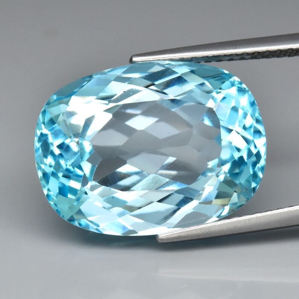 Topaz, 16.43cwt. Natural Earth Mined  17x12x8.5mm. November Birthday. See Video