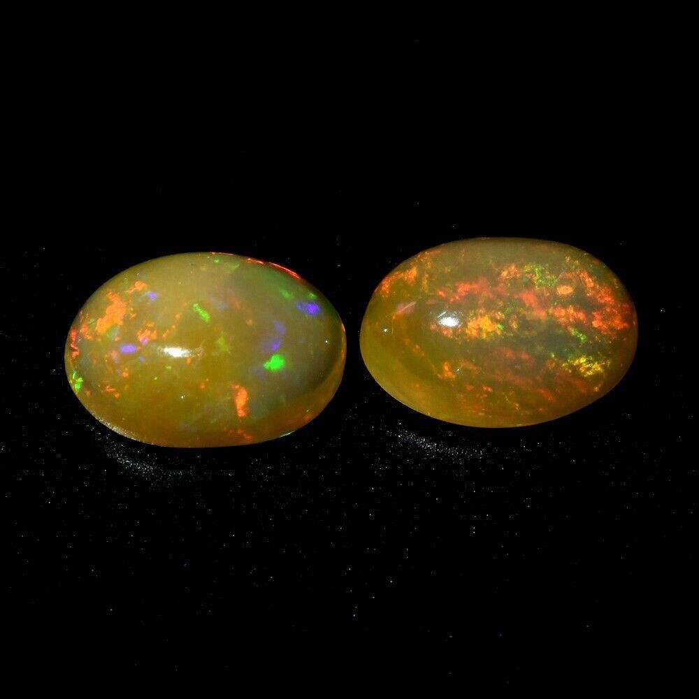 Opal 1.11 total cwt.  7x5mm  Earth Mined . Oct. Birthday, See Video