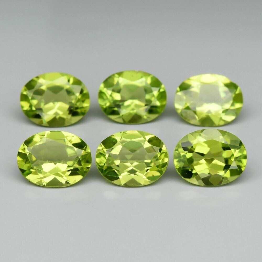 Peridot, 11.48 total cwt. Natural Earth Mined 9x7mm. August Birthday. See Video