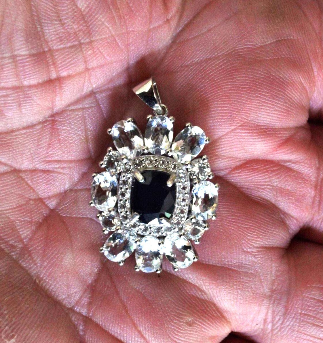 Blue Sapphire Pendant. A 2.21 cwt Unheated Blue Sapphire. September Birthstone. See Video