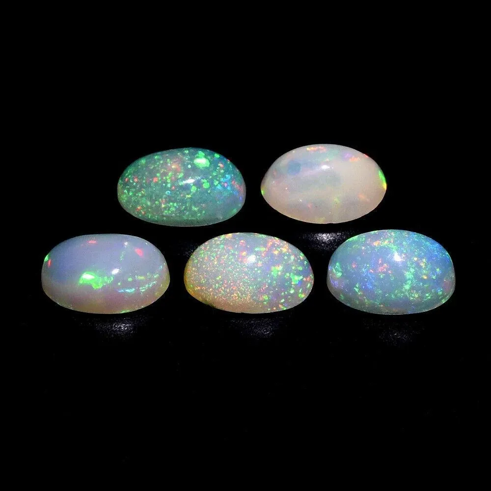 HOLD LISA. Opal Job Lot . Approx. 1.7 Carat . Approx.6x4mm. 5 Stones.