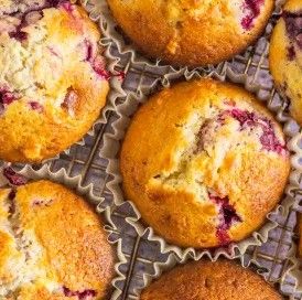 Raspberry and White Chocolate Muffin Recipe. SEE NOTE.