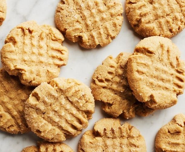 Peanut Butter Cookies Recipe. SEE NOTE.