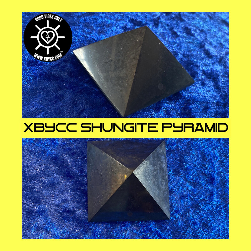 XBYCC Big Shungite Pyramid EarthCare Stone