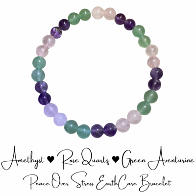 XBYCC Peace Over Stress EarthCare Bracelet