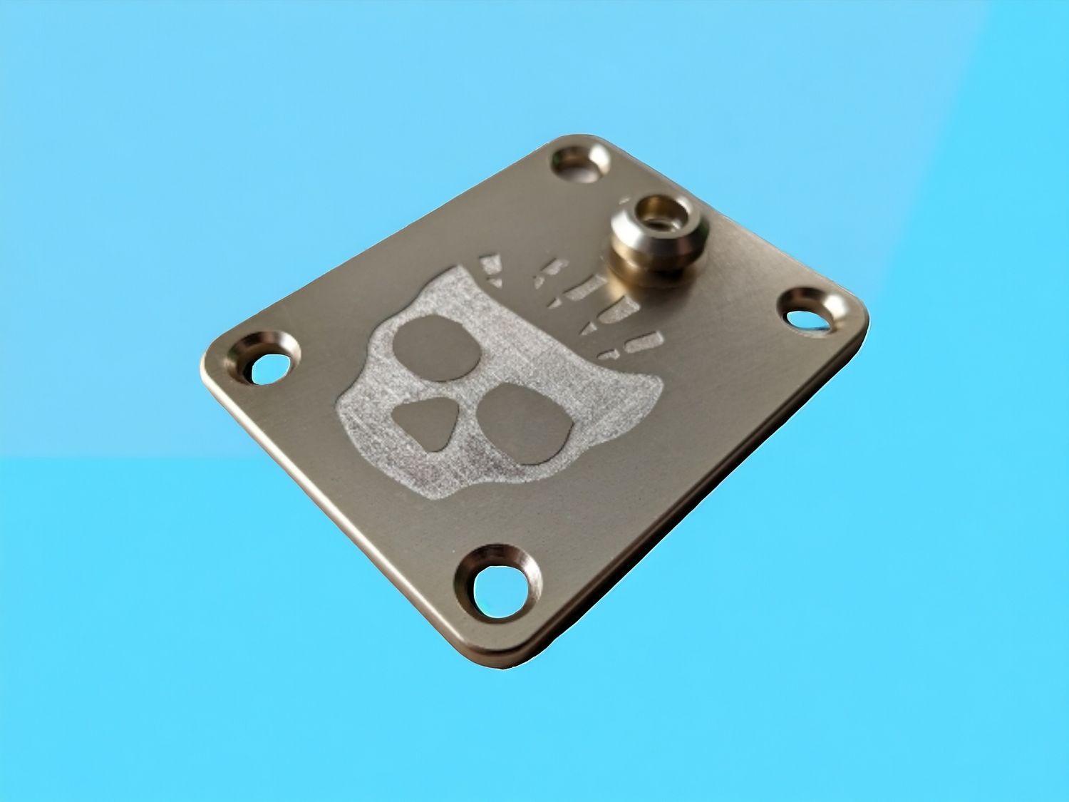 Premium DG Billet Strap Lock Neck Plate Button
