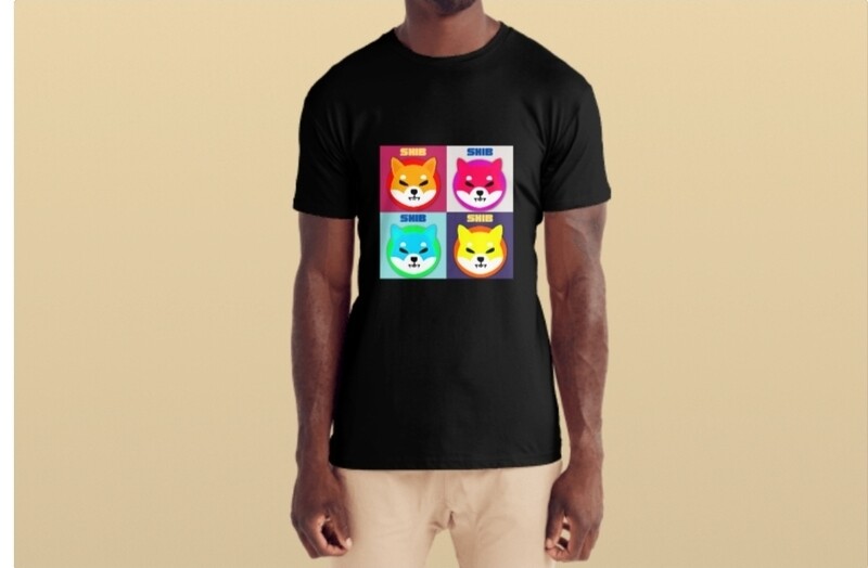 Multi color pop art Shib unisex shirt