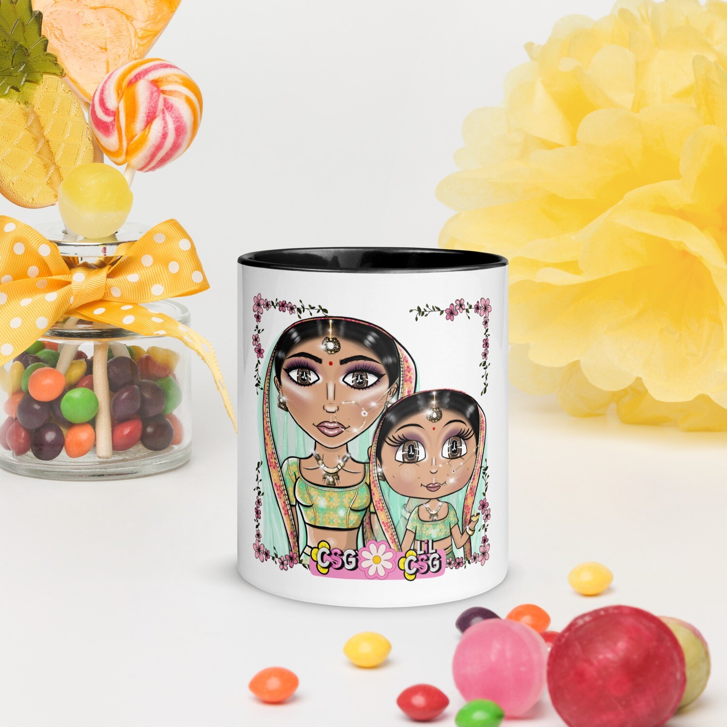 CSG &amp; Lil CSG Mug with Color Inside 