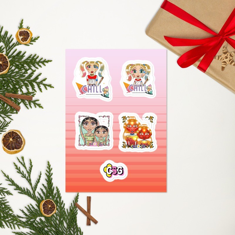 CSG &amp; Lil CSG Sticker sheet #1