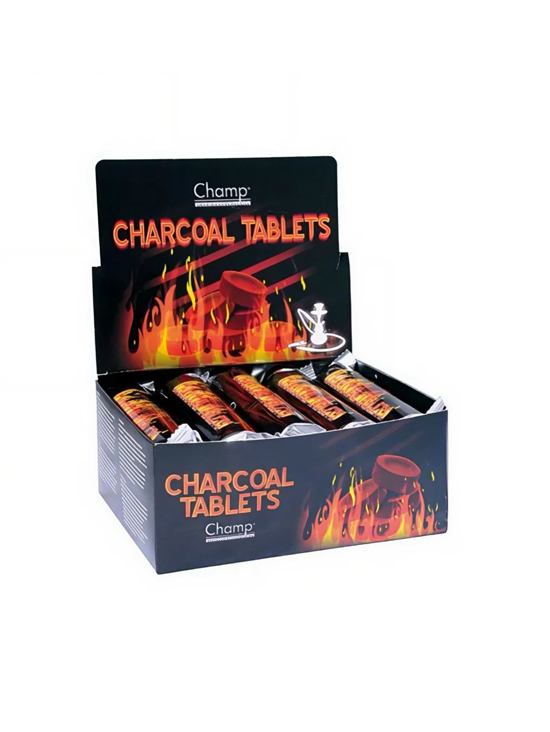 ROULEAU 10 CHARBONS NARGUILE 33MM