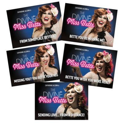 The Divine Miss Bette Postcards (5 pack)