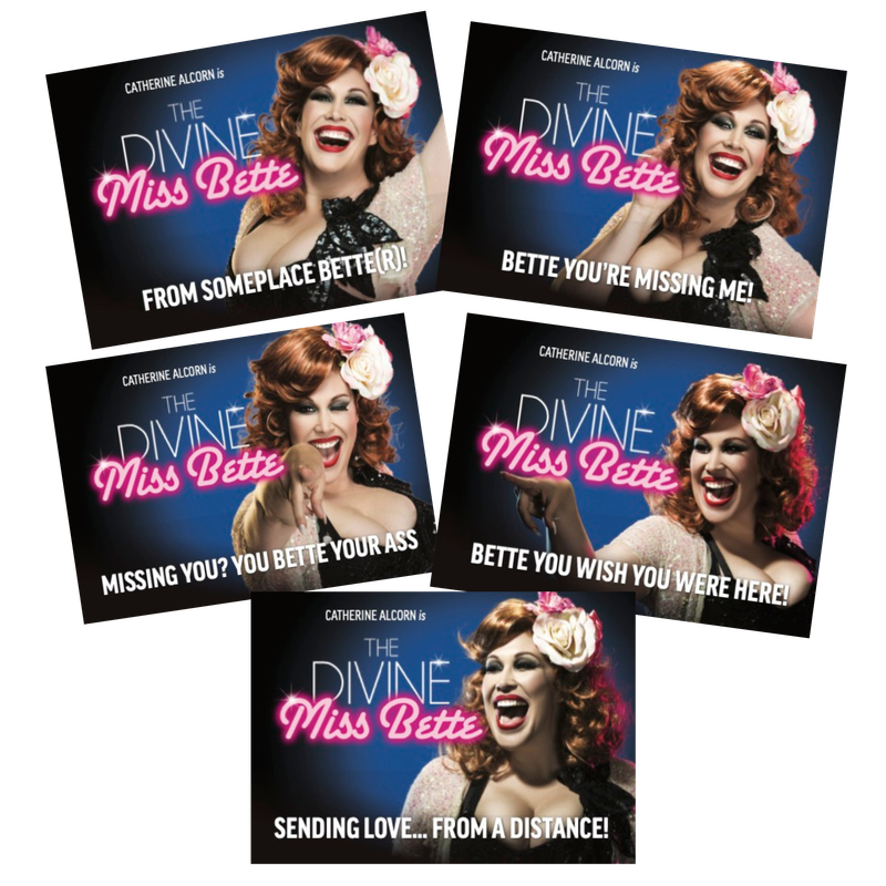 The Divine Miss Bette Postcards (5 pack)