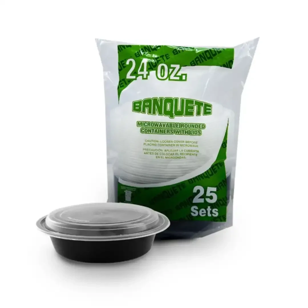 Microwave Container 24oz - Round