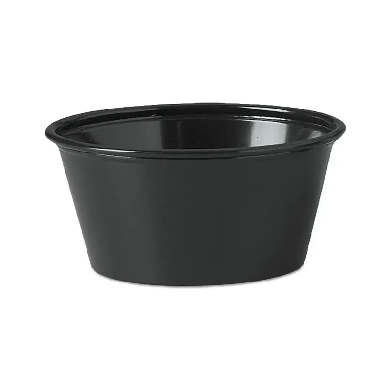 Souffle Cups 3.25oz Negro