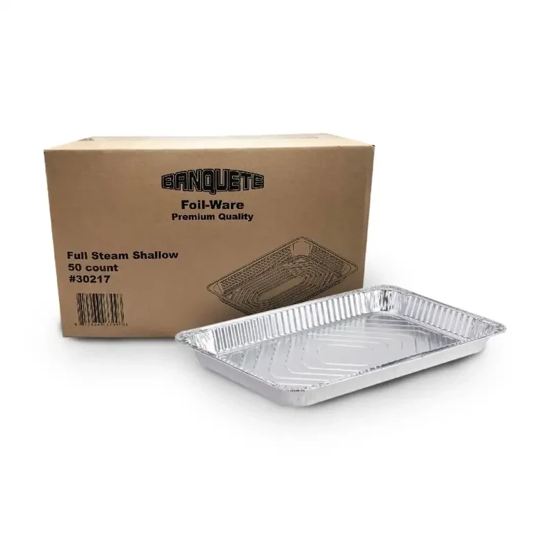 Shallow Full Size Aluminum Tray