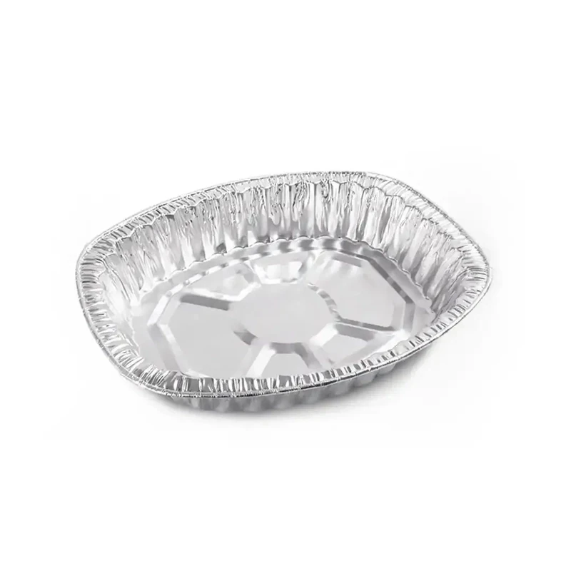 Bandeja De Aluminio De Pavo Ovalado 25-Pack
