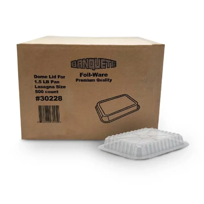 Tapa De Bandeja De Aluminio Para Lasaña 500 Pack