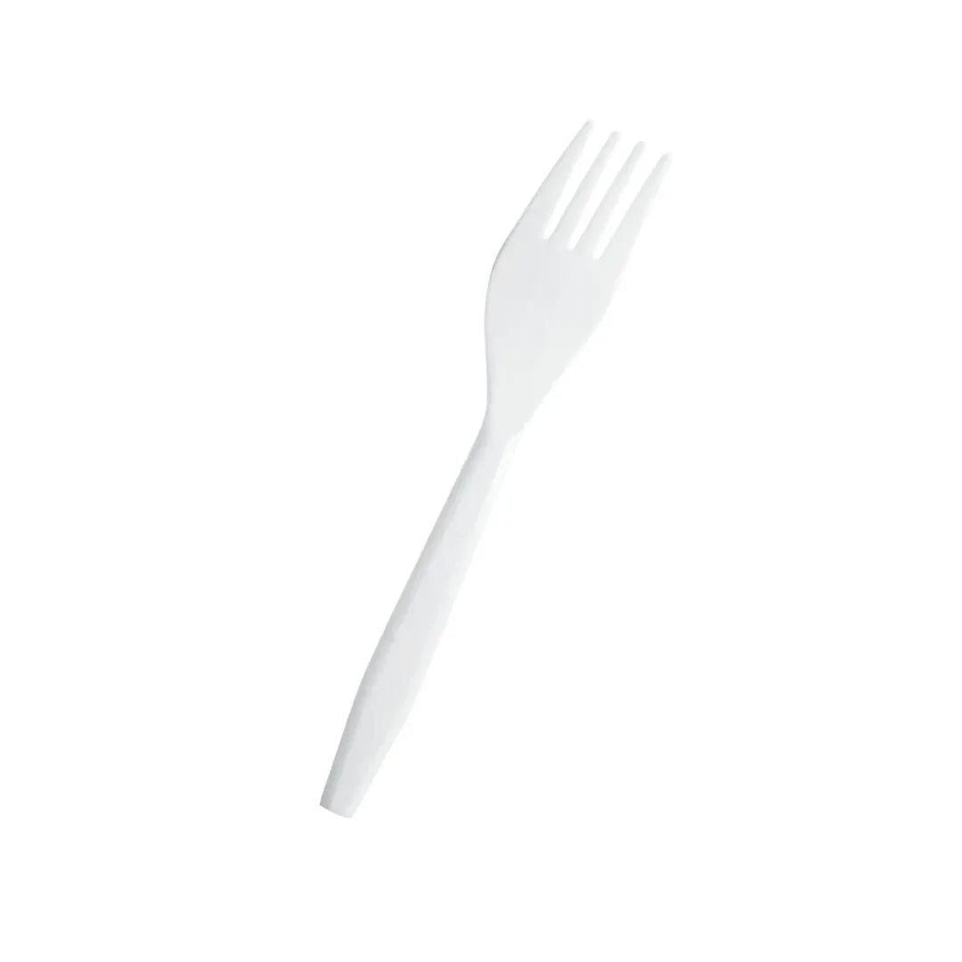 Tenedor Desechables 10/100 Blanco
