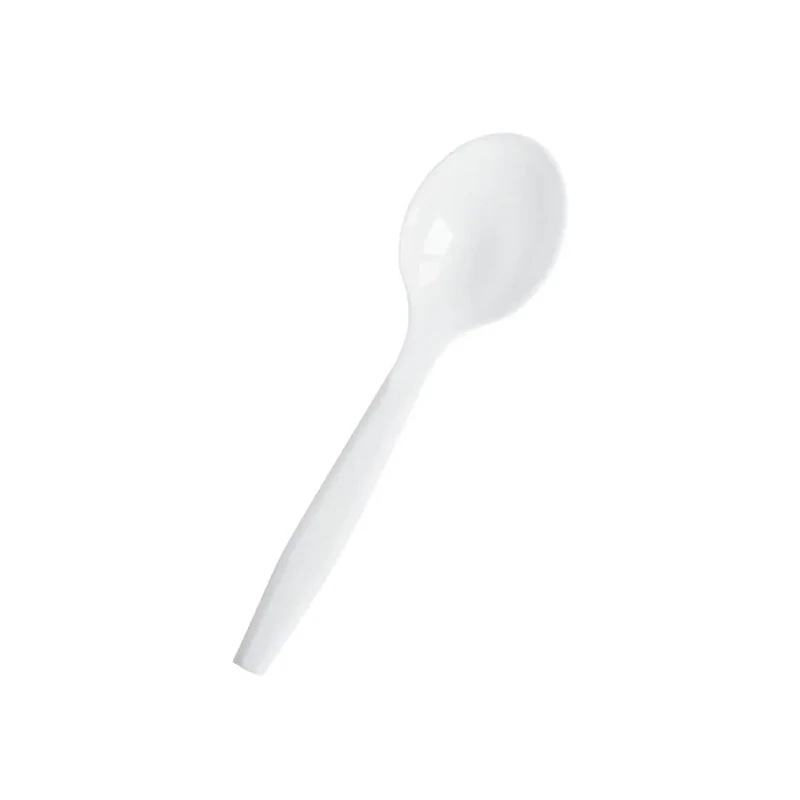 Disposable Soup Individual Spoon 1,000 Pcs. Wrapped