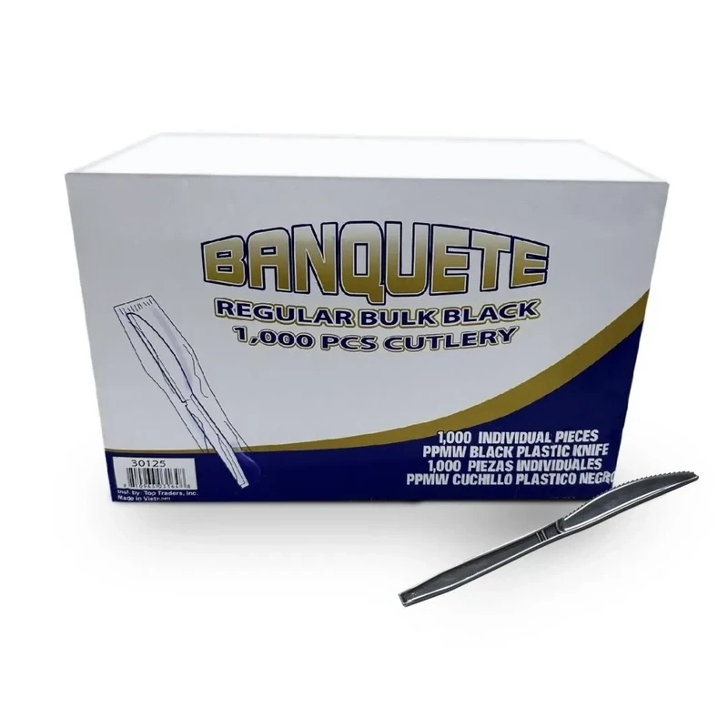 Wrapped Disposable Individual Knives