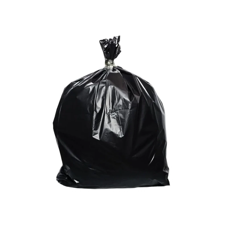 38x58 1.5 Mil HDPE Garbage Bag 10R/10B Black