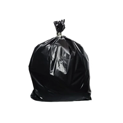 38x58 2.0 Mil HDPE Garbage Bag 10R/10B Black