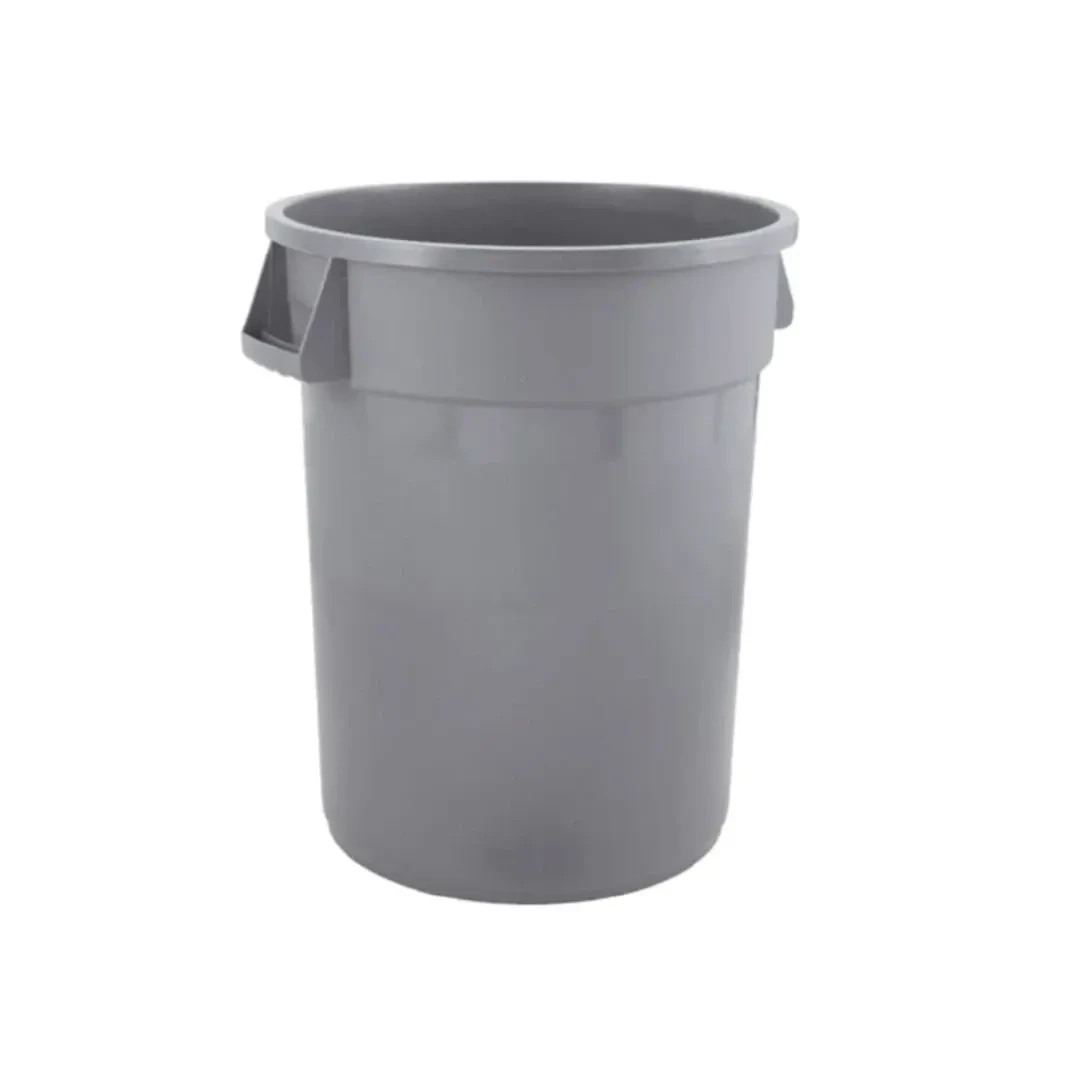 Wheeled Round Trash Can without Lid 120L