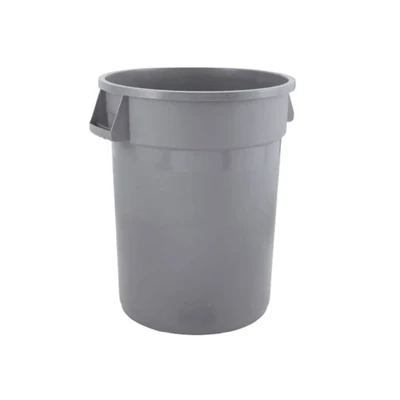 Wheeled Round Trash Can without Lid 120L