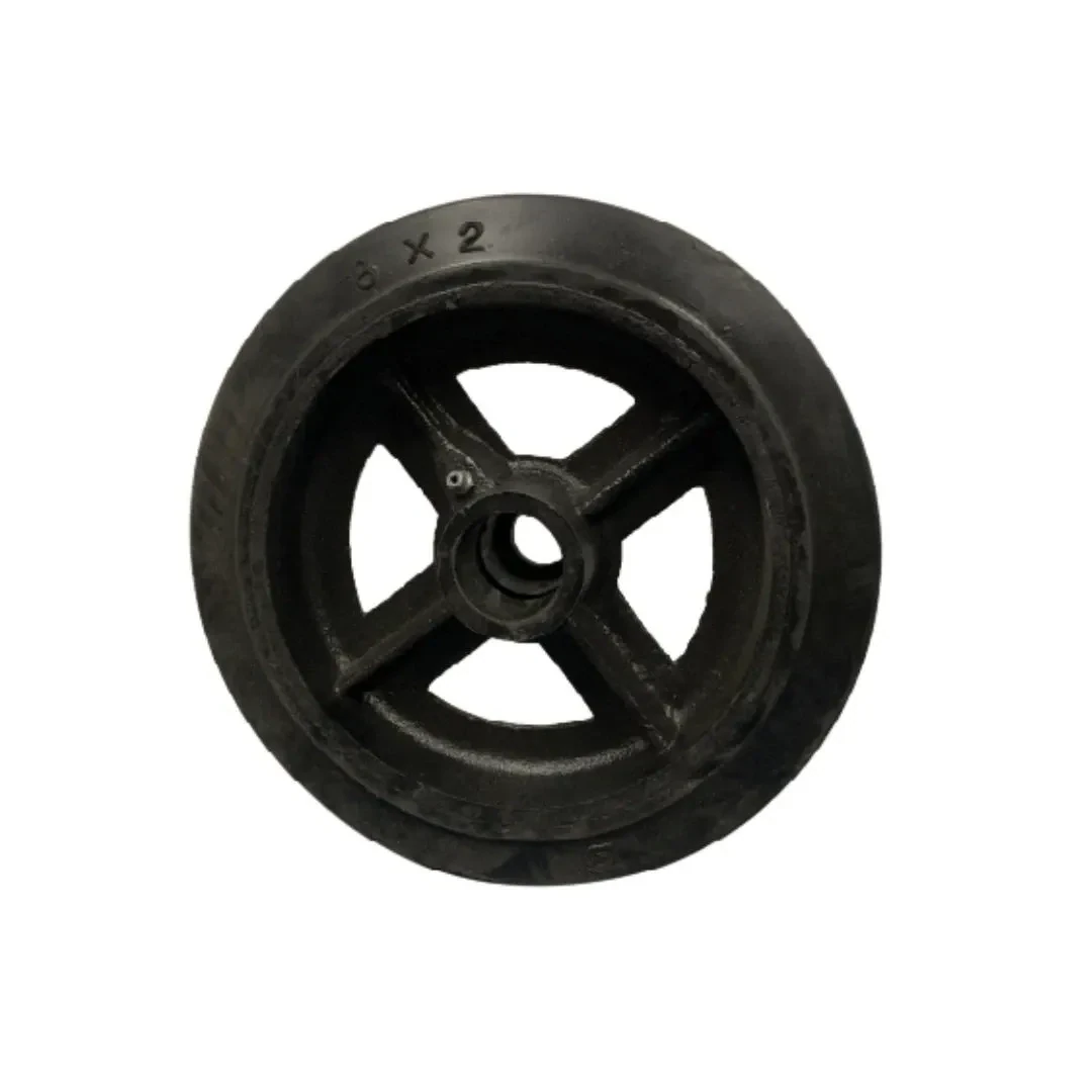 8" Iron Center Wheels for Shopping Cart