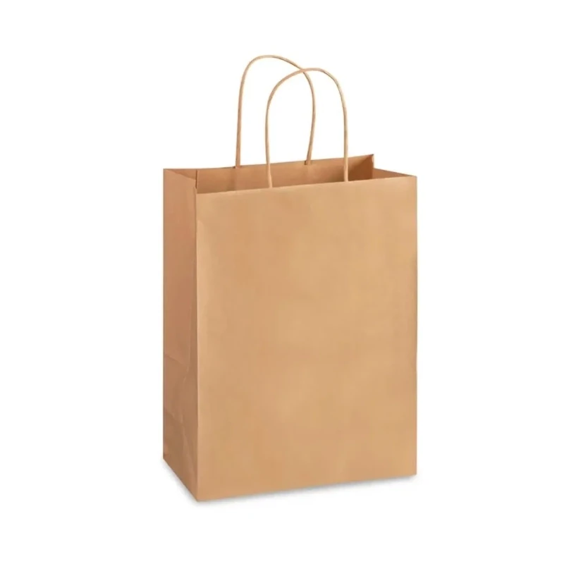 Bolso De Papel "Twisted Handle" 10x5x13