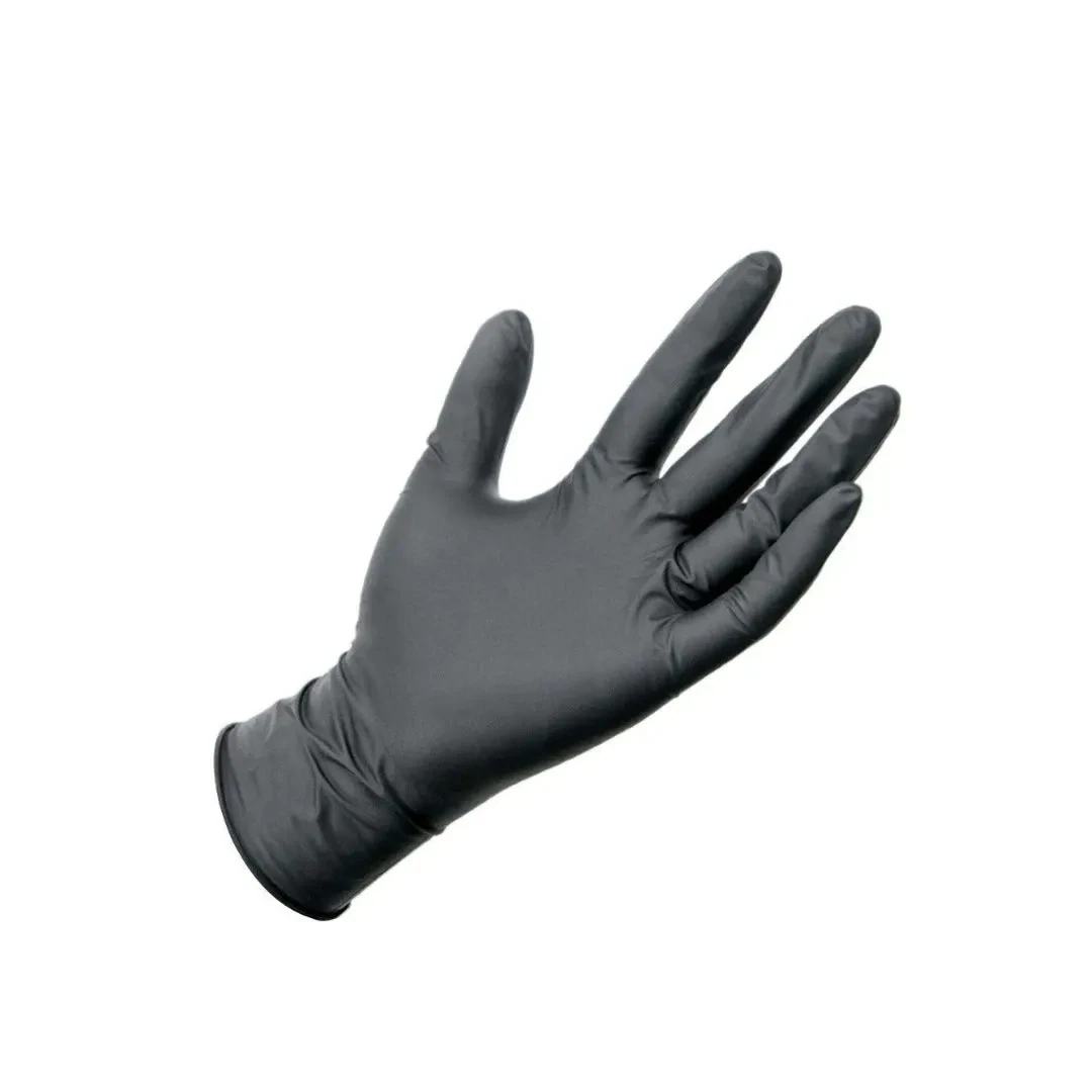 Guantes De Nitrilo Medium Negro