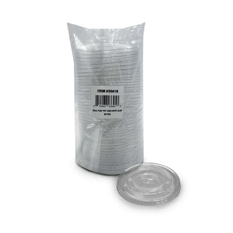 32oz PET Flat Cup Lids