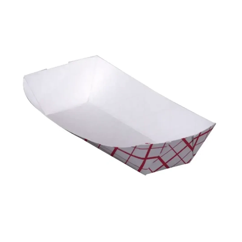 Bionature Hotdog Tray With Red Checks 4/250