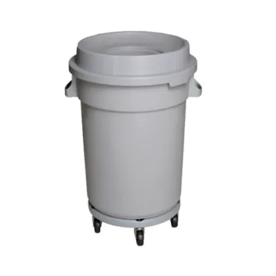 Wheeled Round Trash Can with Lid 120L Wheeled Round Trash Can with Lid 120L