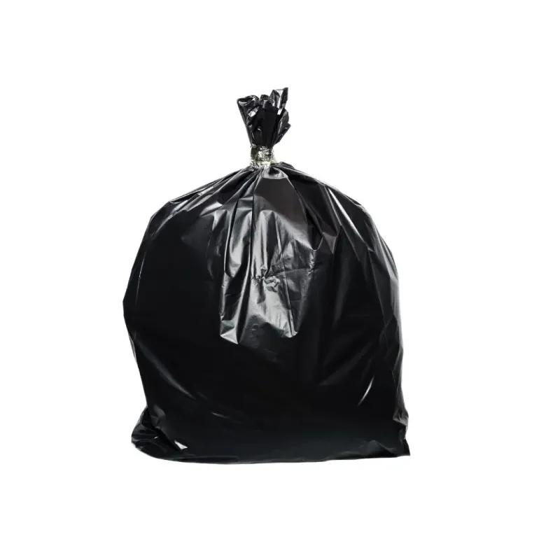 HDPE Garbage Bag 24x24 08 Mic 20R/50B Black