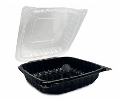 Reusable Clamshell Container 8x8 Reusable Clamshell Container 8x8