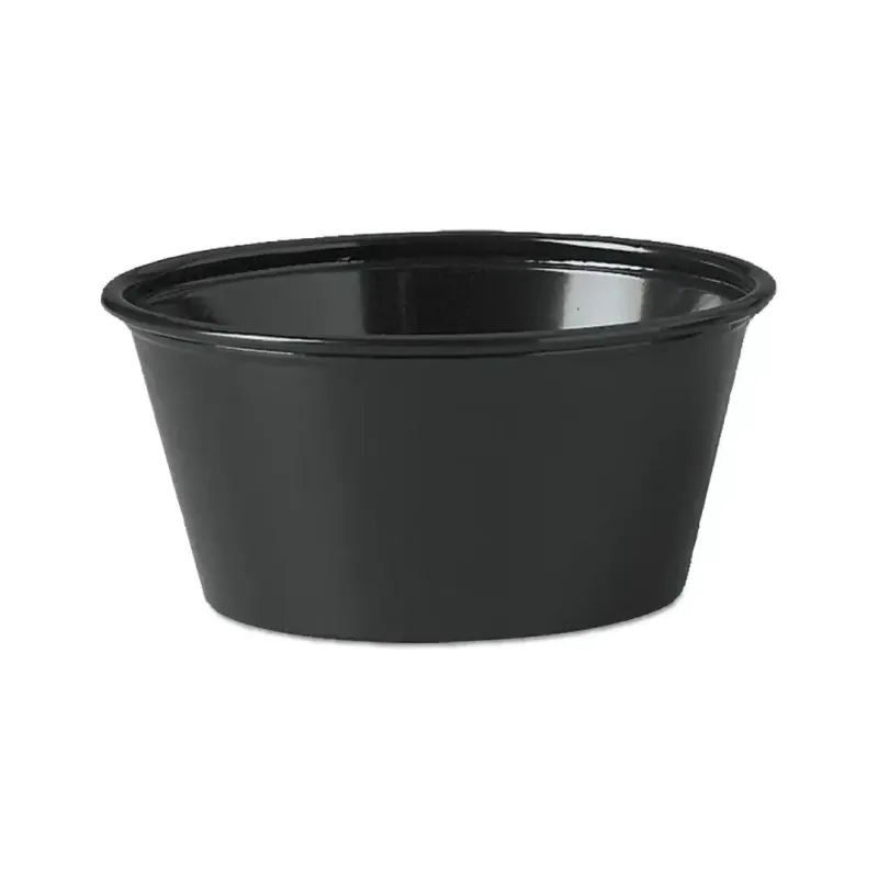 Souffle Cups 3.25oz Black